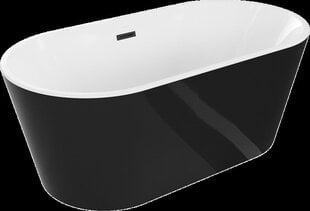 Vonia Mexen Luna, 150 x 75 cm, White/Black+Black цена и информация | Для ванны | 220.lv