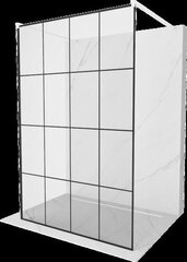 Walk-in dušas siena Mexen Kioto balta 140 x 200 cm cena un informācija | Dušas durvis, dušas sienas | 220.lv