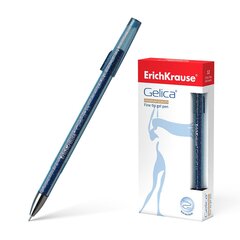 Ручка гелевая GELICA, ErichKrause, толщина 0,5мм, кончик синий. цена и информация | Письменные принадлежности | 220.lv