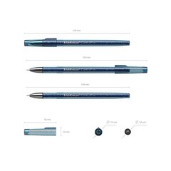 Ручка гелевая GELICA, ErichKrause, толщина 0,5мм, кончик синий. цена и информация | Письменные принадлежности | 220.lv