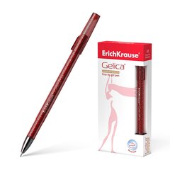 Gēla pildspalva Gelica ErichKrause, 0.5mm, sarkana cena un informācija | Rakstāmpiederumi | 220.lv