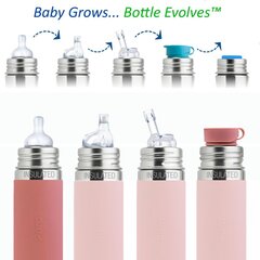 Termiskā barošanas pudelīte Pura Kiki, 3+ mēn, 260 ml, rose cena un informācija | Bērnu pudelītes un to aksesuāri | 220.lv
