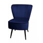 Auduma krēsls, Venecia Decorates, zils cena un informācija | Atpūtas krēsli | 220.lv