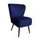 Auduma krēsls, Venecia Decorates, zils цена и информация | Atpūtas krēsli | 220.lv