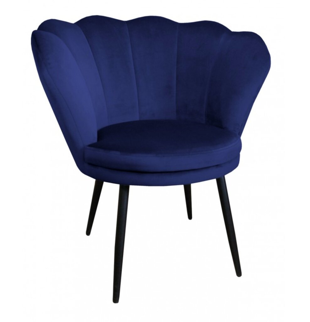 Auduma krēsls, Shell Decorates, zils цена и информация | Atpūtas krēsli | 220.lv
