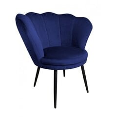 Auduma krēsls, Shell Decorates, zils cena un informācija | Atpūtas krēsli | 220.lv