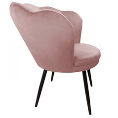 Auduma krēsls, Shell Decorates, rozā cena un informācija | Atpūtas krēsli | 220.lv