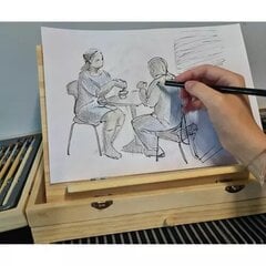Набор для рисования в кейсе, 83 предмета цена и информация | Принадлежности для рисования, лепки | 220.lv