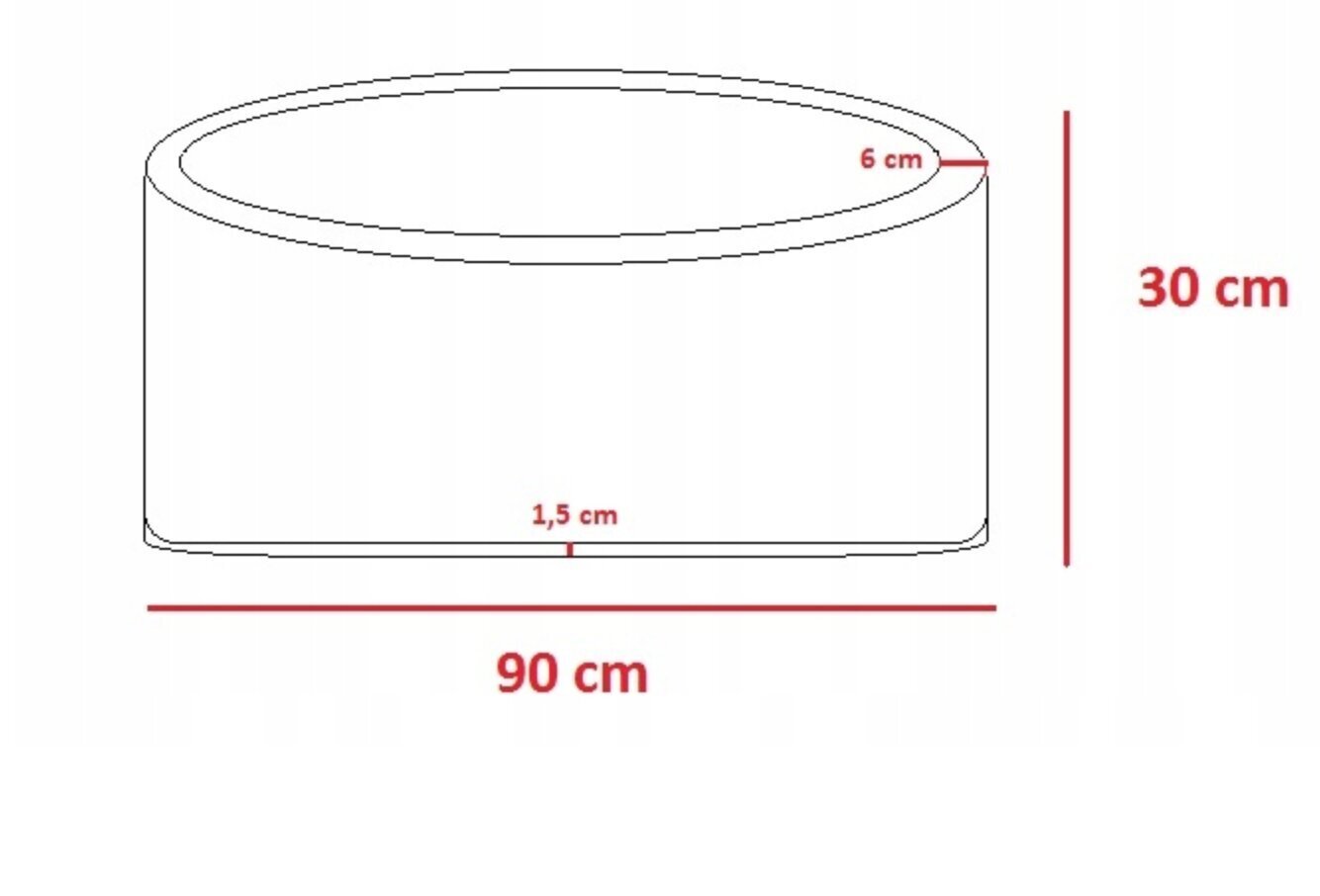 Baseins ar bumbiņām, 30x90 cm, pelēks цена и информация | Rotaļlietas zīdaiņiem | 220.lv