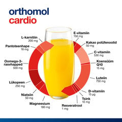 Orthomol Cardio N30
для здоровья сердца и сосудов цена и информация | Витамины, пищевые добавки, препараты для иммунитета | 220.lv