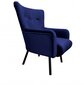 Auduma krēsls, Premiere Decorates, zils cena un informācija | Atpūtas krēsli | 220.lv