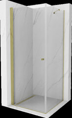 Dušas kabīne Mexen Pretoria, Zeltaina, 80 x 80 cm cena un informācija | Dušas kabīnes | 220.lv