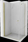 Dušas kabīne Mexen Pretoria, Gold, 80 x 70 cm cena un informācija | Dušas kabīnes | 220.lv