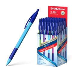 Automātiska lodīšu pildspalva R-301 Neon Matic&Grip ErichKrause, 0.7mm, zila cena un informācija | Rakstāmpiederumi | 220.lv