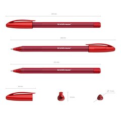 Ultra glide lodīšu pildspalva U-108 Original Stick ErichKrause, 1.0mm, sarkana cena un informācija | Rakstāmpiederumi | 220.lv