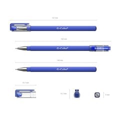 Gēla pildspalva G-Cube ErichKrause, 0.5mm, zila cena un informācija | Rakstāmpiederumi | 220.lv