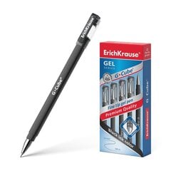 Gēla pildspalva G-Cube ErichKrause, 0,5mm, melna cena un informācija | Rakstāmpiederumi | 220.lv
