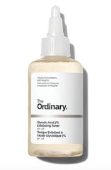 Отшелушивающий тоник The Ordinary  с гликолевой кислотой 7%, 100мл цена и информация | Средства для очищения лица | 220.lv