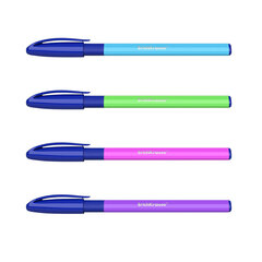 Ultra glide lodīšu pildspalva U-109 Neon Stick&Grip ErichKrause, 1.0mm, zila cena un informācija | Rakstāmpiederumi | 220.lv