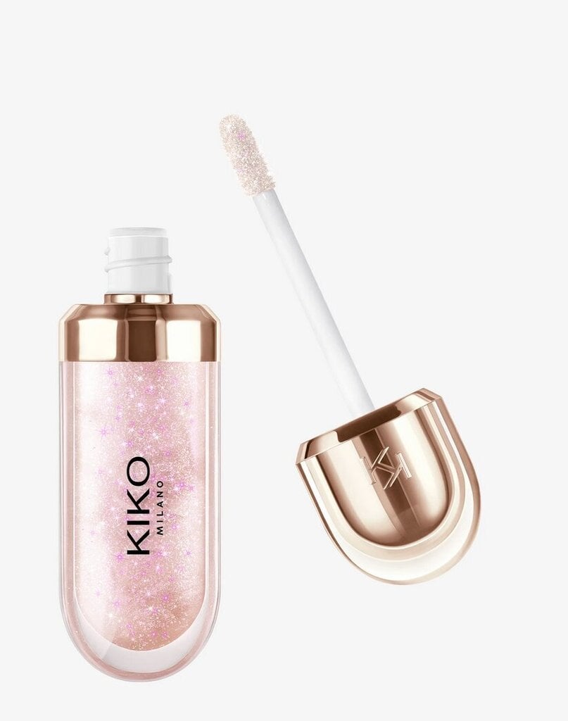 Lūpu spīdums Kiko Milano Hydra 3D, 41 Rosy Glares, 6,5 ml cena un informācija | Lūpu krāsas, balzāmi, spīdumi, vazelīns | 220.lv