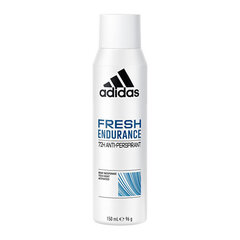 Izsmidzināms dezodorants Adidas 72H Fresh endurance sievietēm, 150 ml cena un informācija | Dezodoranti | 220.lv