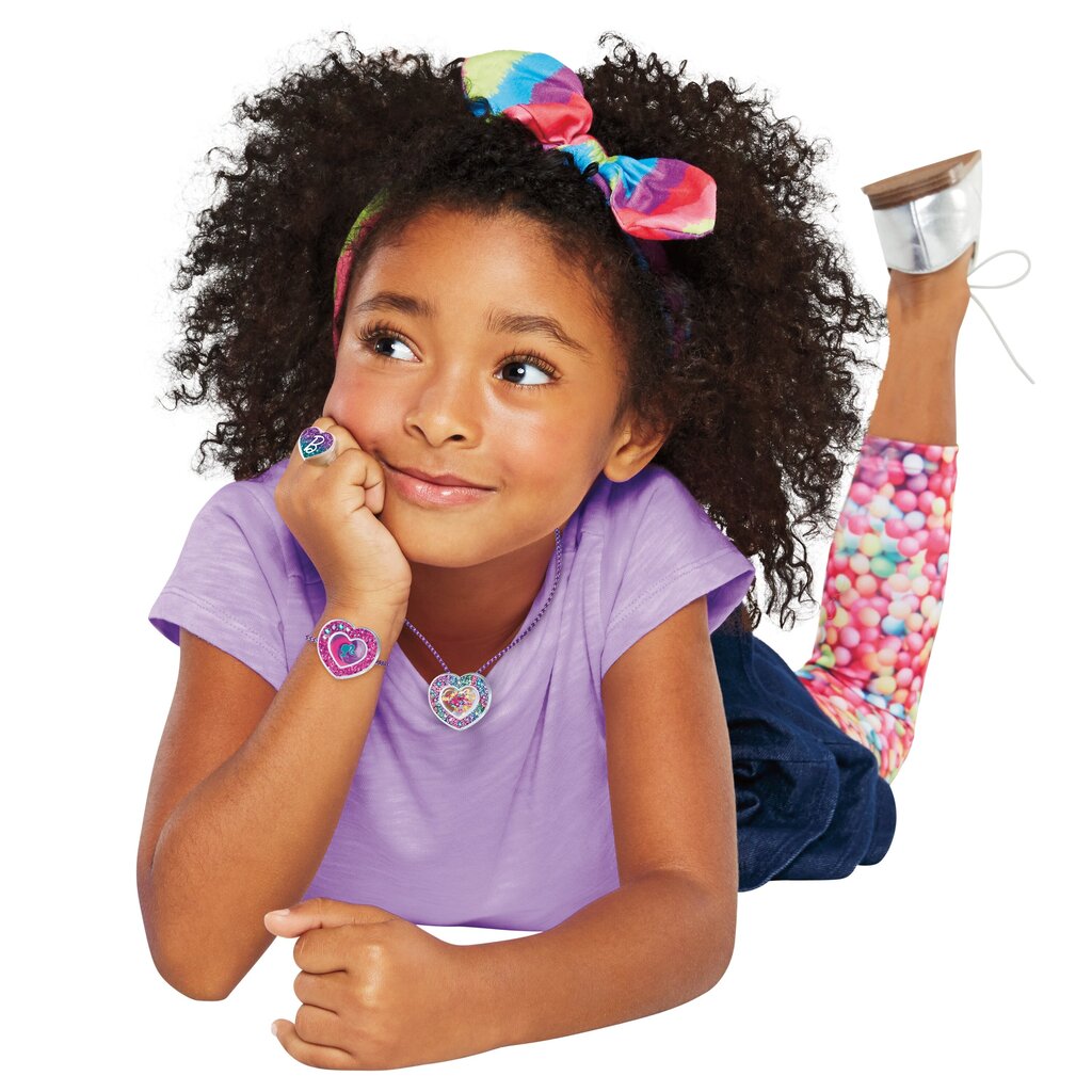 Grima komplekts meitenēm Barbie Sparkling Sweet Heart Lip Gloss Lockets цена и информация | Bērnu kosmētika, līdzekļi jaunajām māmiņām | 220.lv