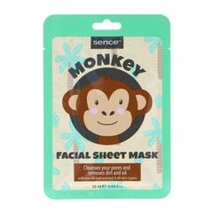 Lokšņu sejas maska ​​Sence Monkey&Fox, 2 gab. cena un informācija | Sejas maskas, acu maskas | 220.lv