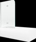 Vanna Mexen Vega ar apdari un stikla sienu, 150x70 cm + 100 cm, white+II/chrome цена и информация | Vannas | 220.lv