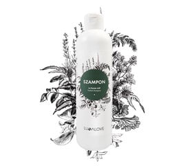 Attīrošs augu šampūns taukainiem matiem Lullalove Herbal, 250ml cena un informācija | Šampūni | 220.lv