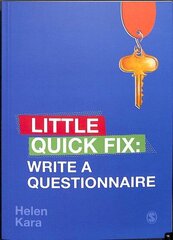 Write a Questionnaire: Little Quick Fix cena un informācija | Enciklopēdijas, uzziņu literatūra | 220.lv