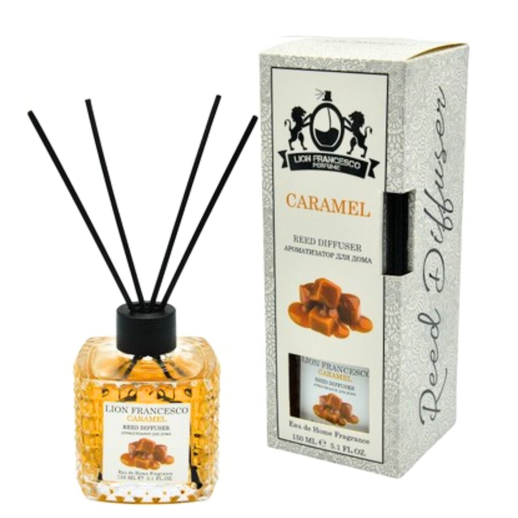 Mājas aromāts ar kociņiem Caramel Lion Francesco, 150 ml цена и информация | Mājas aromāti | 220.lv