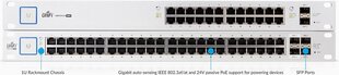 Ubiqui Ubiquiti Unifi Switch US-48-500W PoE 802.3 af/at/passive, Managed, Rack mountable, 1 Gbps (RJ-45) ports quantity 48, SFP ports quantity 2, SFP+ ports quantity 2 цена и информация | Коммутаторы (Switch) | 220.lv