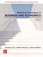 Statistical Techniques in Business and Economics ISE 19th edition цена и информация | Книги по экономике | 220.lv