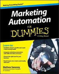 Marketing Automation For Dummies цена и информация | Книги по экономике | 220.lv