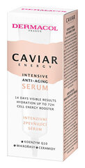 Nostiprinošs ādas serums Dermacol Caviar Energy Intensive Anti Aging Serum, 12 ml цена и информация | Наносите на чистую кожу лица. Подержите около 10-15 минут и смойте водой. | 220.lv