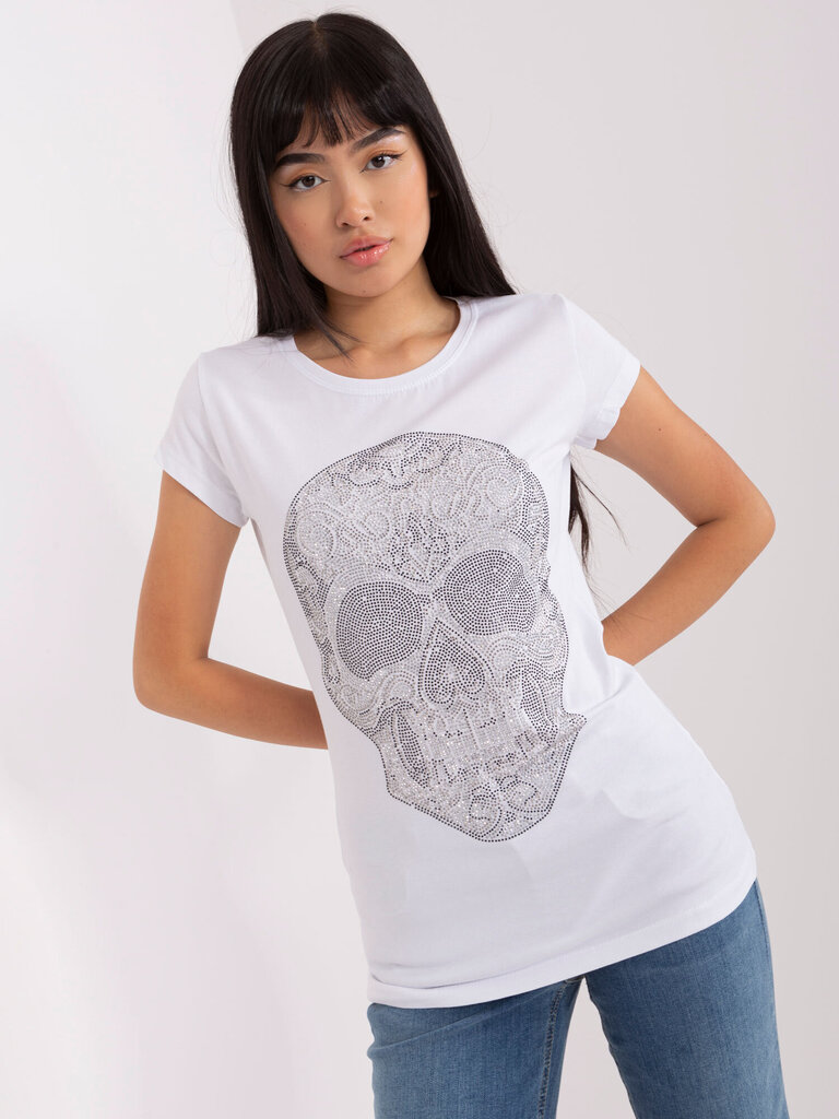 T-krekls sievietēm Lily Rose, balts цена и информация | T-krekli sievietēm | 220.lv