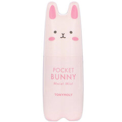 Mitrinoša sejas migla Tony Moly Pocket Bunny Moist Mist, 60 ml цена и информация | Средства для очищения лица | 220.lv