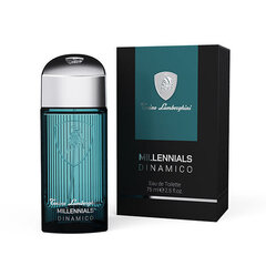 Tualetes ūdens Tonino Lamborghini Millennials Dinamico EDT vīriešiem, 75 ml cena un informācija | Vīriešu smaržas | 220.lv