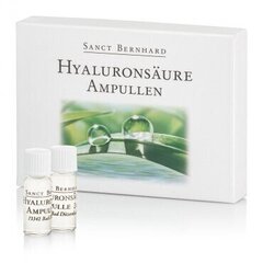 Hialuronskābes ampulas Sanct Bernhard, 14 x 2 ml цена и информация | Сыворотки для лица, масла | 220.lv