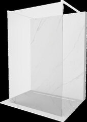 Walk-in dušo sienelė Mexen Kioto, White, 160 x 200 cm цена и информация | Душевые двери и стены | 220.lv