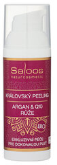 Sejas skrubis Saloos Bio Royal Argan & Q10 Rose, 50 ml цена и информация | Средства для очищения лица | 220.lv