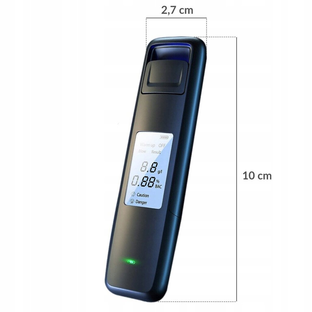 Digitālais alkometrs lcd usb cena un informācija | Alkometri | 220.lv