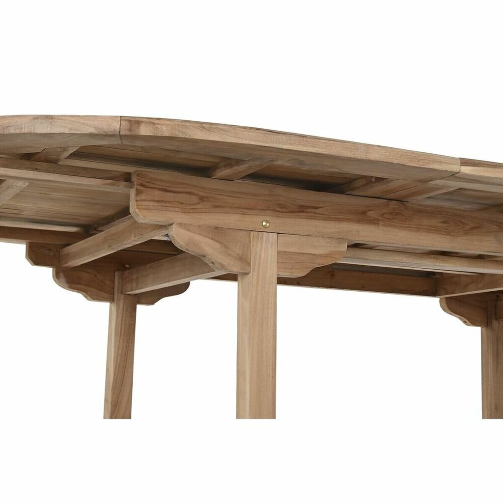 Pusdienu galds DKD Home Decor Brūns Pagarināms Tīkkoks (180 x 120 x 75 cm) цена и информация | Virtuves galdi, ēdamgaldi | 220.lv