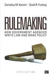 Rulemaking: How Government Agencies Write Law and Make Policy 5th Revised edition cena un informācija | Sociālo zinātņu grāmatas | 220.lv