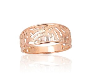 Золотое кольцо "Весенний Узор III" из красного золота 585 пробы DS01G608 цена и информация | Кольца | 220.lv