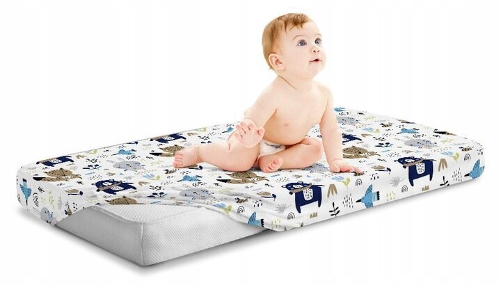 Babymam bērnu palags ar gumiju, 120x60 cena un informācija | Bērnu gultas veļa | 220.lv