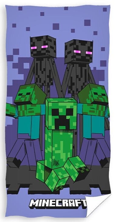 Bērnu dvielis Minecraft, 70x140 cm цена и информация | Dvieļi | 220.lv