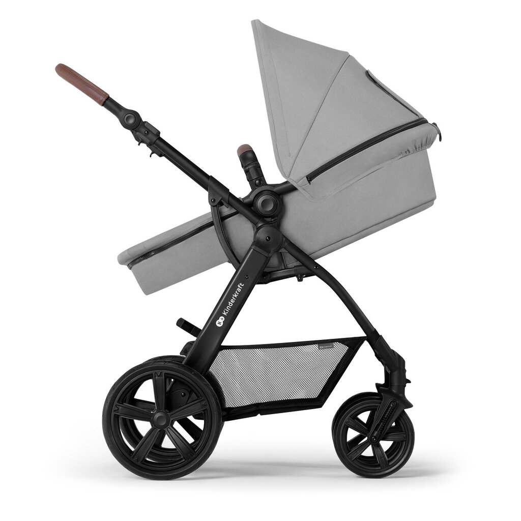 Universālie rati Kinderkraft Moov CT 3in1 Mink Pro, grey цена и информация | Bērnu rati | 220.lv