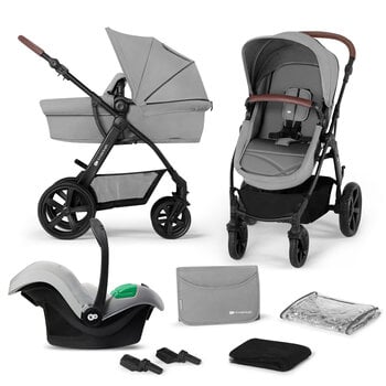 Универсальная коляска Kinderkraft Moov CT 3in1 Mink Pro, grey цена и информация | Коляски | 220.lv