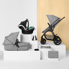 Universālie rati Kinderkraft Moov CT 3in1 Mink Pro, grey kaina ir informacija | Bērnu rati | 220.lv